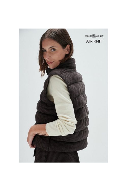 Parka sin Mangas Pully Chocolate