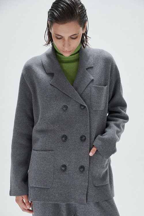 Blazer Cruzado AirKnit Agnés Grafito