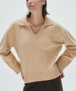 Sweater Polo Ultra Soft Cata Natural - Imagen 5