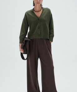Cardigan Ultra Soft Amalia Verde Seco - Imagen 5