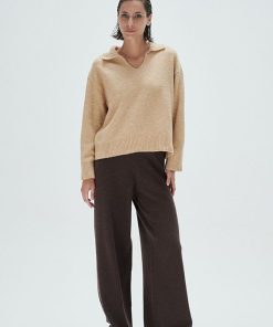 Sweater Polo Ultra Soft Cata Natural - Imagen 4
