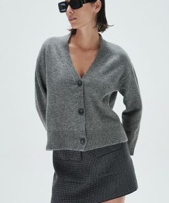 Cardigan Ultra Soft Amelia Grafito - Imagen 4