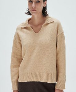Sweater Polo Ultra Soft Cata Natural - Imagen 2