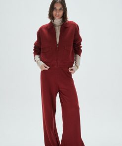Chaqueta Polo Lua Borgoña - Imagen 4