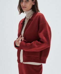 Chaqueta Polo Lua Borgoña - Imagen 5
