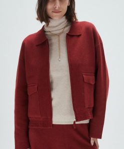 Chaqueta Polo Lua Borgoña - Imagen 2