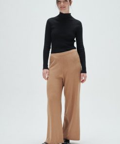 Pantalón Palazzo Loop Camel - Imagen 3