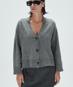 Cardigan Ultra Soft Amelia Grafito