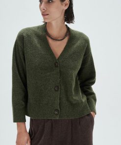Cardigan Ultra Soft Amalia Verde Seco