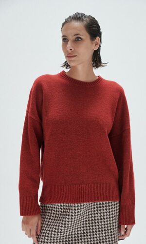 Sweater Ultra Soft Mile Borgoña