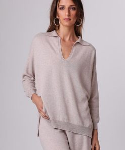 Sweater Polo Natural