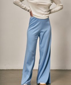 Pantalón Palazzo Loop Celeste - Imagen 4