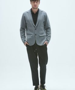 Blazer Tramado Boy Grafito - Imagen 6