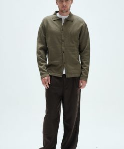 Camisa Tejida Mauri Verde Seco - Imagen 4