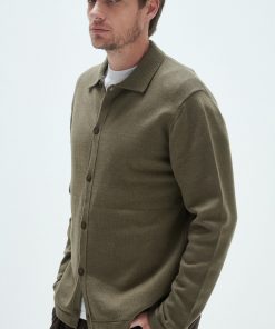 Camisa Tejida Mauri Verde Seco