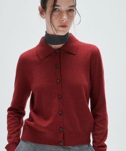 Camisa Ultrfina Sarah Borgoña