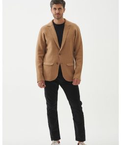Blazer Tramado Boy Camel