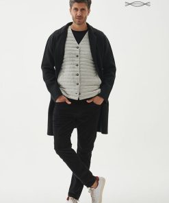 Parka sin Mangas AirKnit Gris Perla