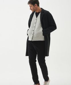 Parka sin Mangas AirKnit Gris Perla - Imagen 2