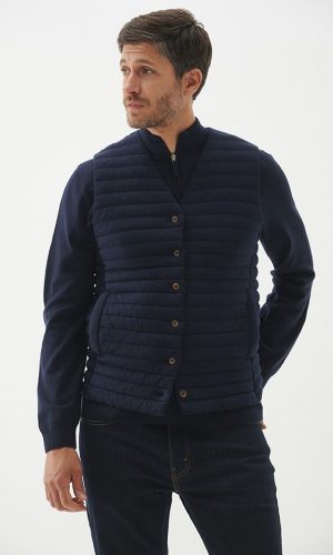 Parka sin Mangas AirKnit Azul Marino