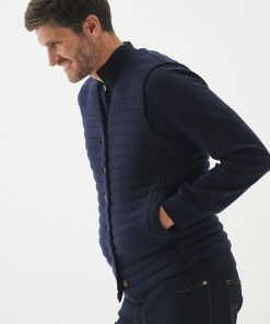 Alternative view of Parka sin Mangas AirKnit Azul Marino