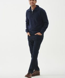 Sweater Bomber Marcial Azul Marino - Imagen 4