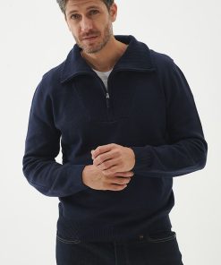 Sweater Bomber Marcial Azul Marino - Imagen 6
