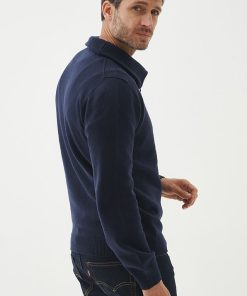 Sweater Bomber Marcial Azul Marino - Imagen 5
