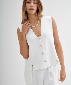 Alternative view of Gilet Joan Blanco