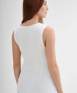 Polera Asimétrica Blanco - Imagen 4