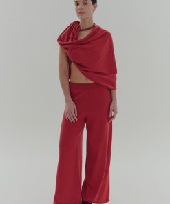 Pantalón Palazzo Rojo - Imagen 3