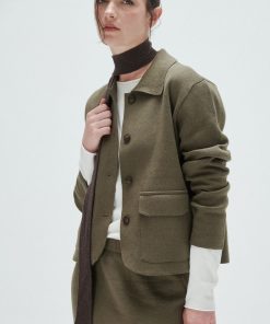 Chaqueta Garba Verde Seco - Imagen 2