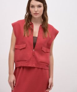 Chaqueta sin Mangas Valls Rojo