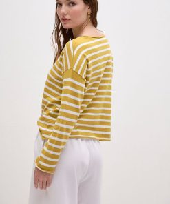 Alternative view of Sweater Rayas Galdana Amarillo