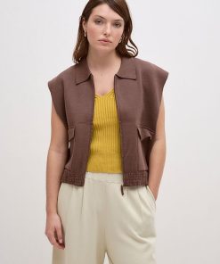 Chaqueta sin Mangas Valls Chocolate