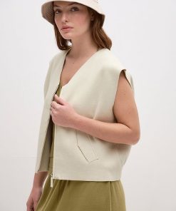 Chaqueta sin Mangas Marina Natural - Imagen 3