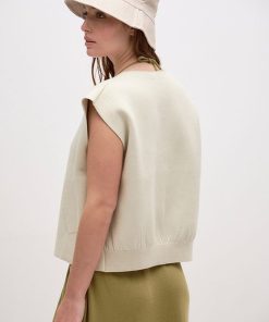 Alternative view of Chaqueta sin Mangas Marina Natural