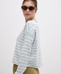 Sweater Rayas Galdana Celeste - Imagen 4