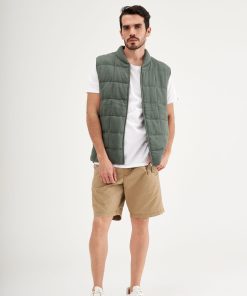Parka sin Mangas Cuadros Cemento - Imagen 5