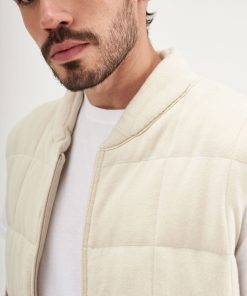 Parka sin Mangas Cuadros Natural - Imagen 3