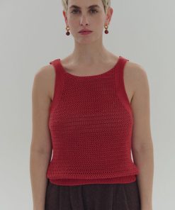 Polera Calada Vieira Rojo