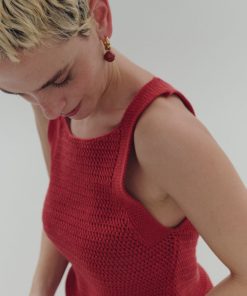 Polera Calada Vieira Rojo - Imagen 4