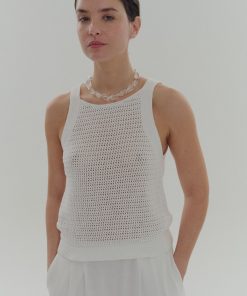 Polera Calada Vieira Blanco - Imagen 4