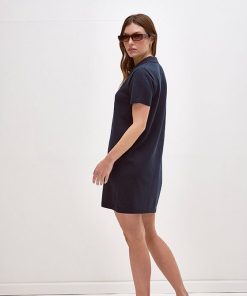 Vestido Camisero Azul Marino - Imagen 4