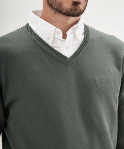 Sweater E/V Verde Cemento - Imagen 3