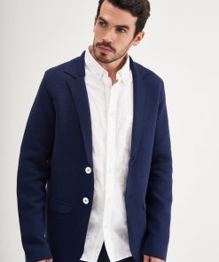 Alternative view of Blazer Tramado Boy Azul Marino