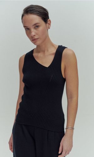 Polera Asimétrica Negro