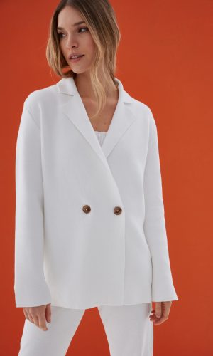 Blazer Pipa Blanco
