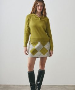 Falda Rombos Gris Claro - Imagen 5