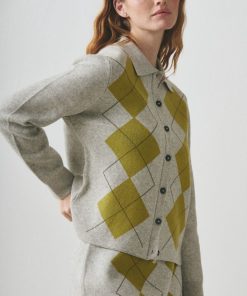 Camisa Rombos Gris Claro - Imagen 3
